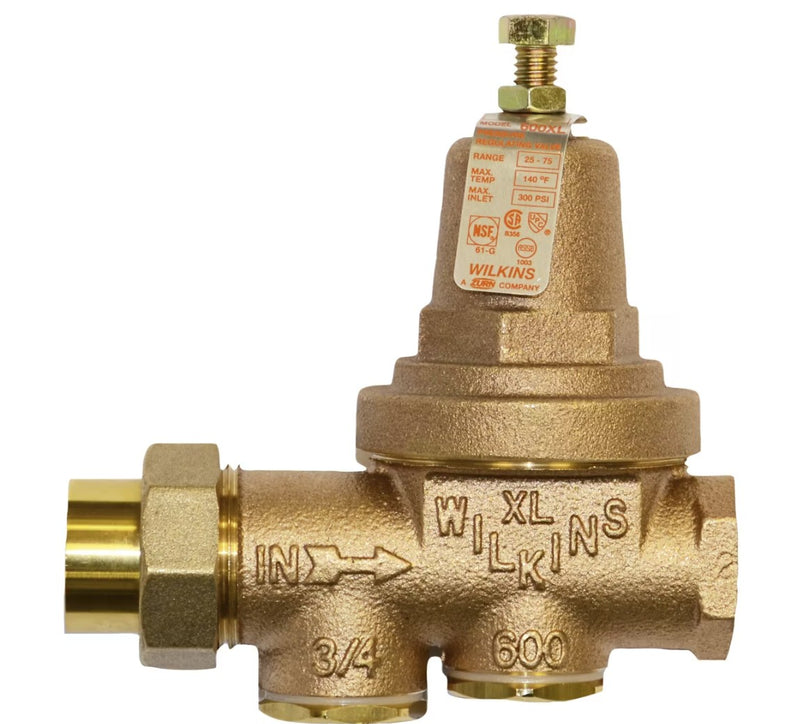 Zurn Wilkins 114-600XL 1-1/4" 600XL Pressure Reducing Valve