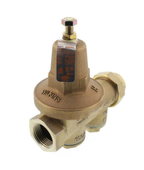 Zurn Wilkins 1-600XL 1" Lead Free FNPT Union x FNPT Pressure Reducing Valve