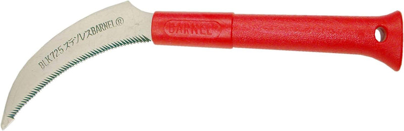 Barnel BLK725P 9.5" Landscape, Sod and Harvest Knife/Sickle, 9.5 Inch, Red