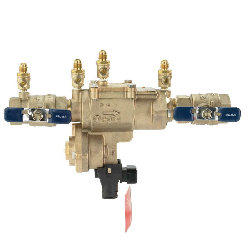 Febco - LF860-QT-FS 1 - 1 IN Lead Free Reduced Pressure Zone Backflow Preventer Assembly, Quarter Turn Shutoff, Small Diameter, Backflow Flood Sensor