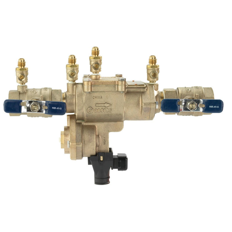 Febco - LF860-QT-FS 1 - 1 IN Lead Free Reduced Pressure Zone Backflow Preventer Assembly, Quarter Turn Shutoff, Small Diameter, Backflow Flood Sensor