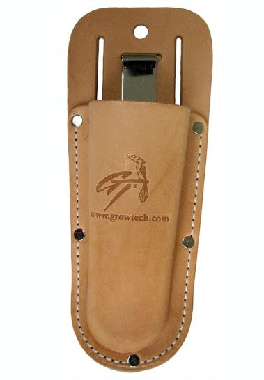 Growtech 8" Hand Pruner Leather Pouch with Clip ACC-SHKS4C