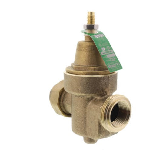 Watts LFN55BM1 U 3/4 3/4 IN Lead Free Water Pressure Reducing Valve, NPT Thread Union x NPT Female,