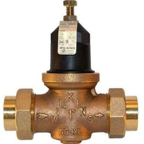 Zurn Wilkins 34-NR3XLDU 3/4" Lead Free Water Pressure Reducing Valve w/ Integral By-Pass Check Valve