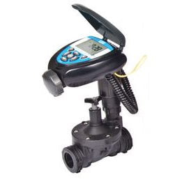 DIG Irrigation 710A-100 Single Station Battery Operated Controller with 1” Inline Valve