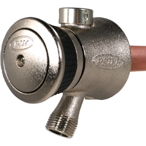 Prier P-114D 14" Cold only TrueTemp Style Hydrant, Satin Nickel; 1/2" MIP x 1/2" SWT - P-114D14